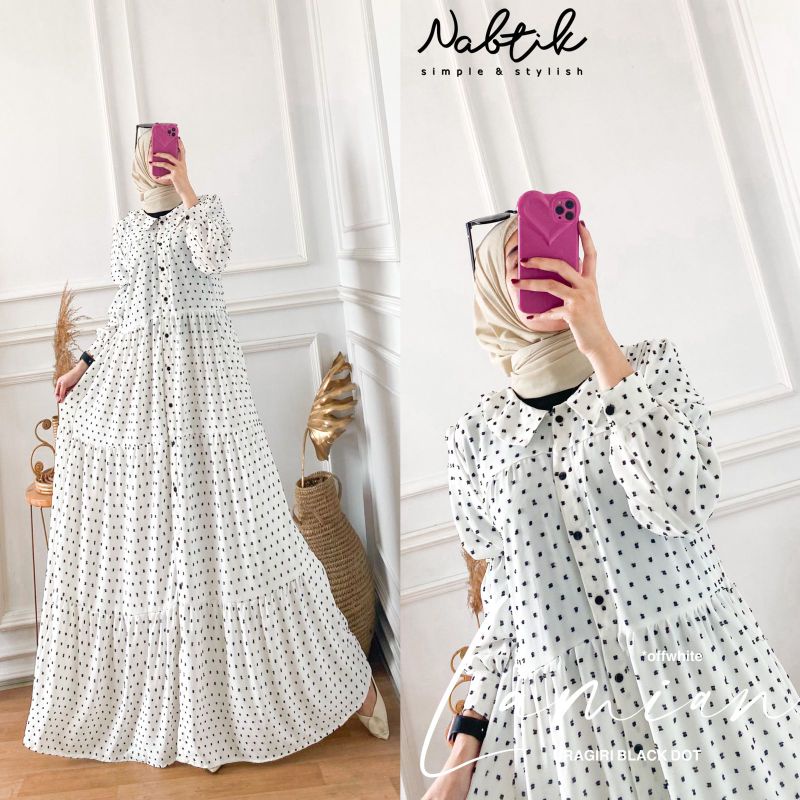 Neww gamis Lamian terbaru original by nabtik/terlaris
