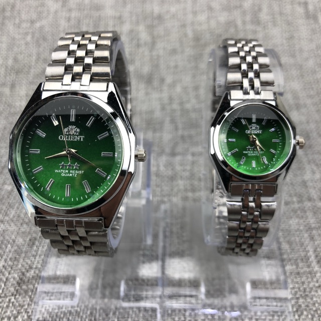 ［Ready Stock］Jam tangan rantai couple 5warna ready rantai pria wanita jam tangan warna s1021