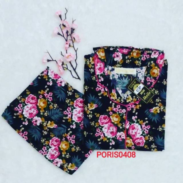 Baju Tidur Katun Wanita CP Gold  "HOKI & SHEILA" (Valencia)