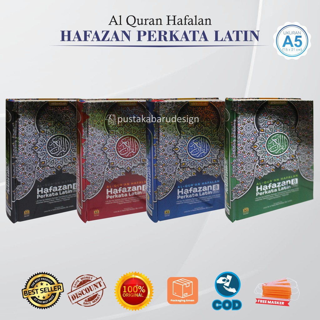 Alquran Kecil Hafalan Hafazan Perkata Latin 8 Blok A5