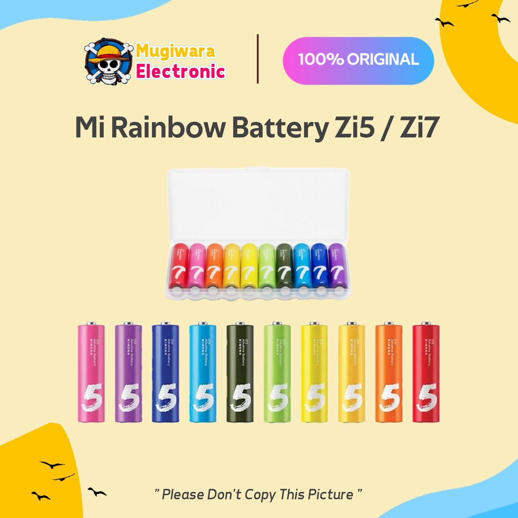 Mi Rainbow Battery Zi5 / Zi7 isi 10 Pcs