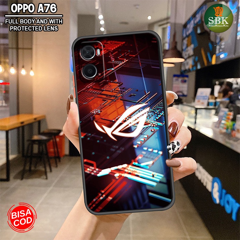 SBK Case - Case ROG Oppo A76 - Case Termurah - Case Terbaru - Case Terlaris - Kesing Hp - Case Hybri