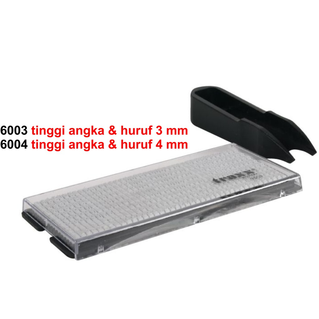 

Karet Trodat Typo set