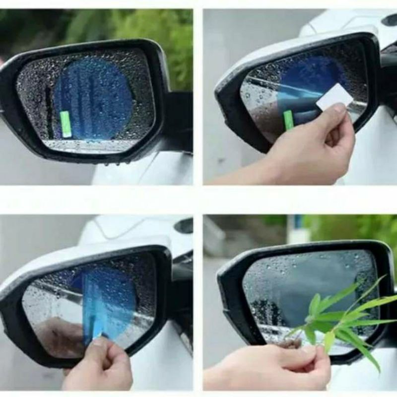 Anti Fog Film / Pelindung Kaca Spion / Anti Blur uk. 100x100 (2Pcs)