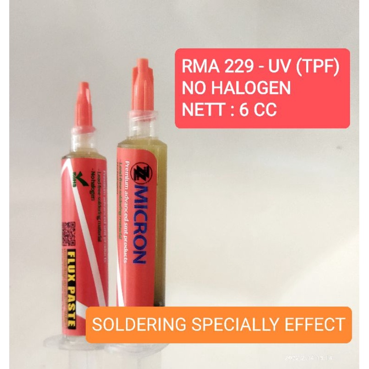 FLUX SOLDER PASTA MICRON RMA 229 - UV (TPF)