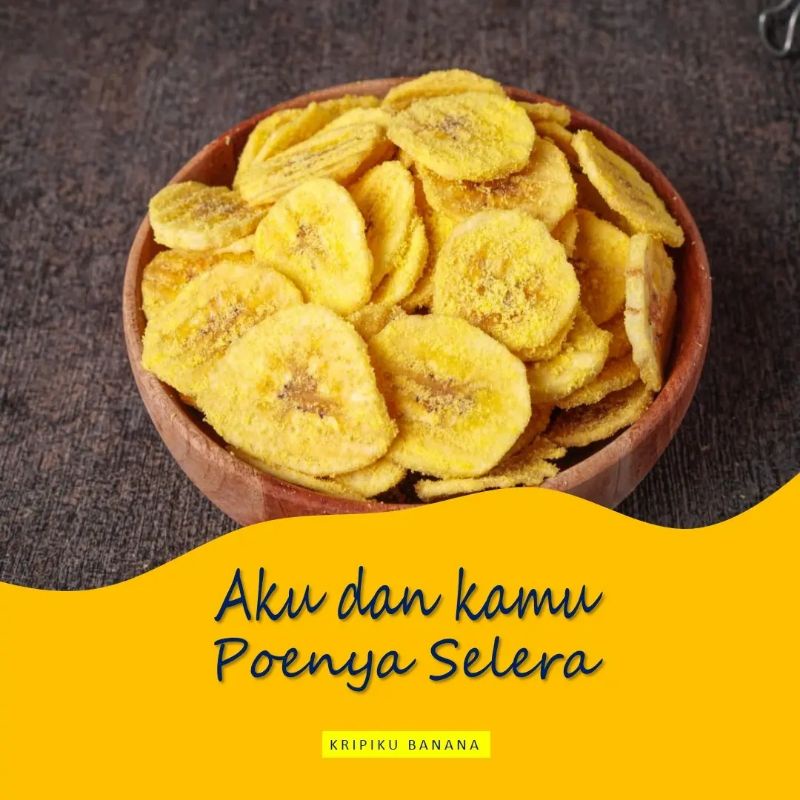 

30 PCS KRIPIKU BANANA MIX RASA COKLAT & DURIAN