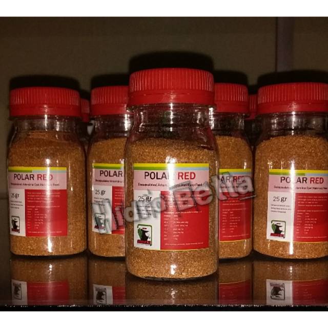 Artemia Polar Red 25gr / Artemia Instan Polar Red 25 gram (Pakan Burayak Ikan Hias Cupang,Guppy dll)