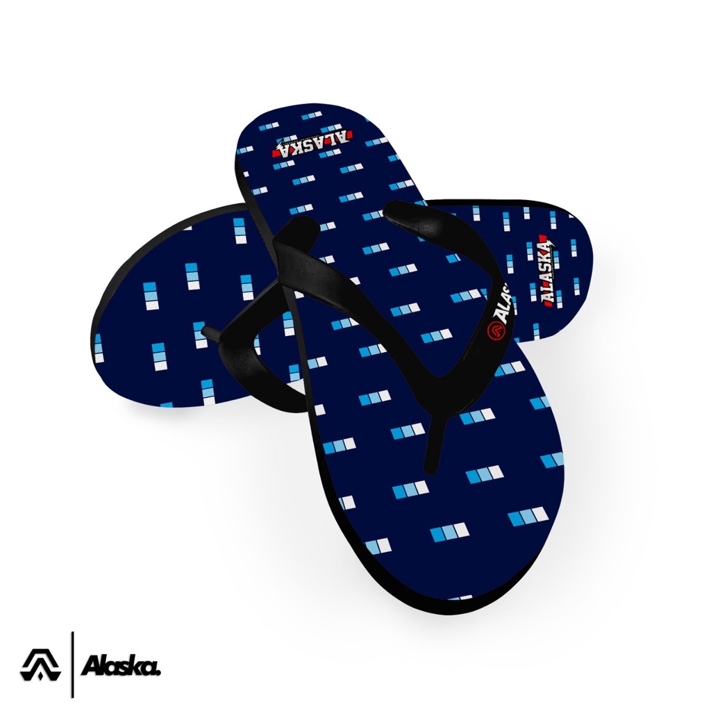 Sandal Jepit Pria Kekinian Sendal Distro ALASKA Original l Sandal