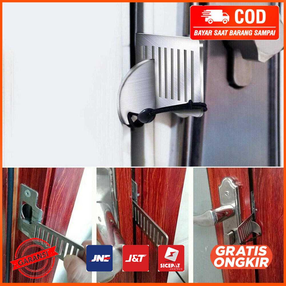 Kunci Pintu Portable Anti Lockpick Door Lock HZP167