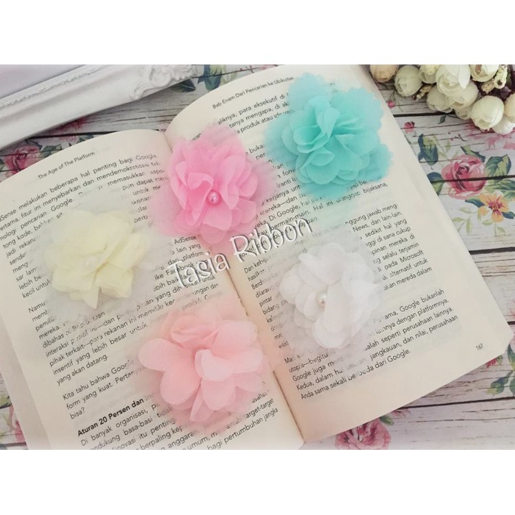 Aplikasi Bunga Jumbo Frill