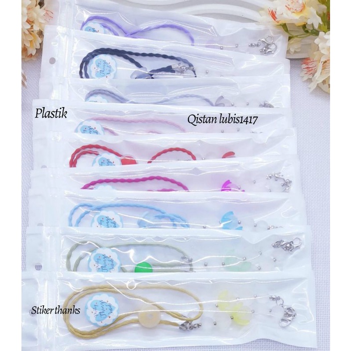 Strap mask bed ice Vaness free plastik+stiker