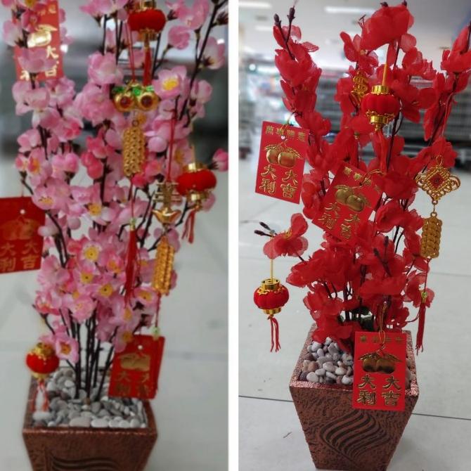 

Pohon imlek meihua angpao sakura 55 cm per buah [[[TERBARU BISA COD]]]