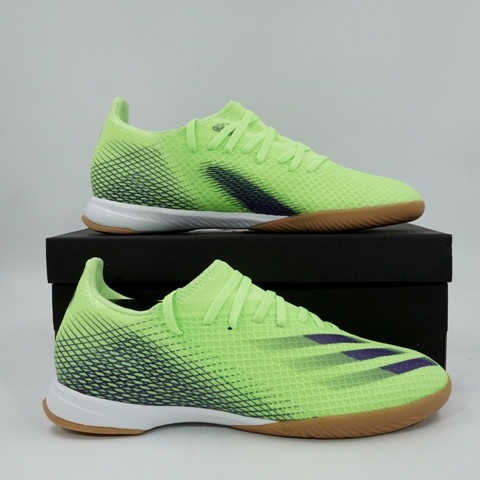 Sepatu Futsal Adidas X Ghosted 3 IN Signal Green EG8207 Original BNIB TERMURAH 