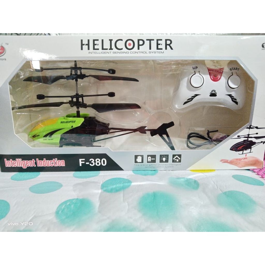 RC Helicopter Remote Control &amp; Sensor Tangan Intelligent Mainan Anak Remot Kontrol