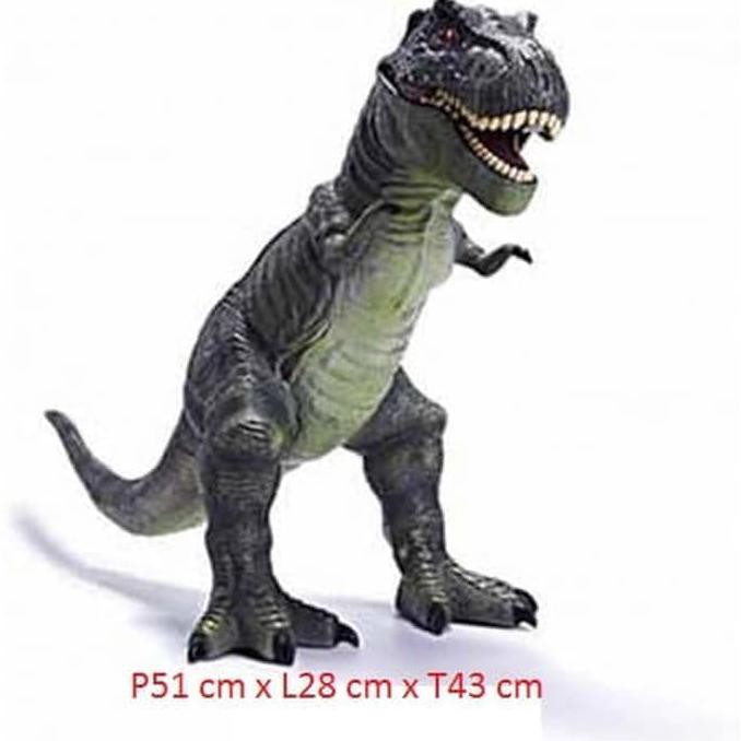 M963- Mainan Miniatur Dinosaurus Recur Tyrannosaurs Tyrex 2 Jurassic W Karet