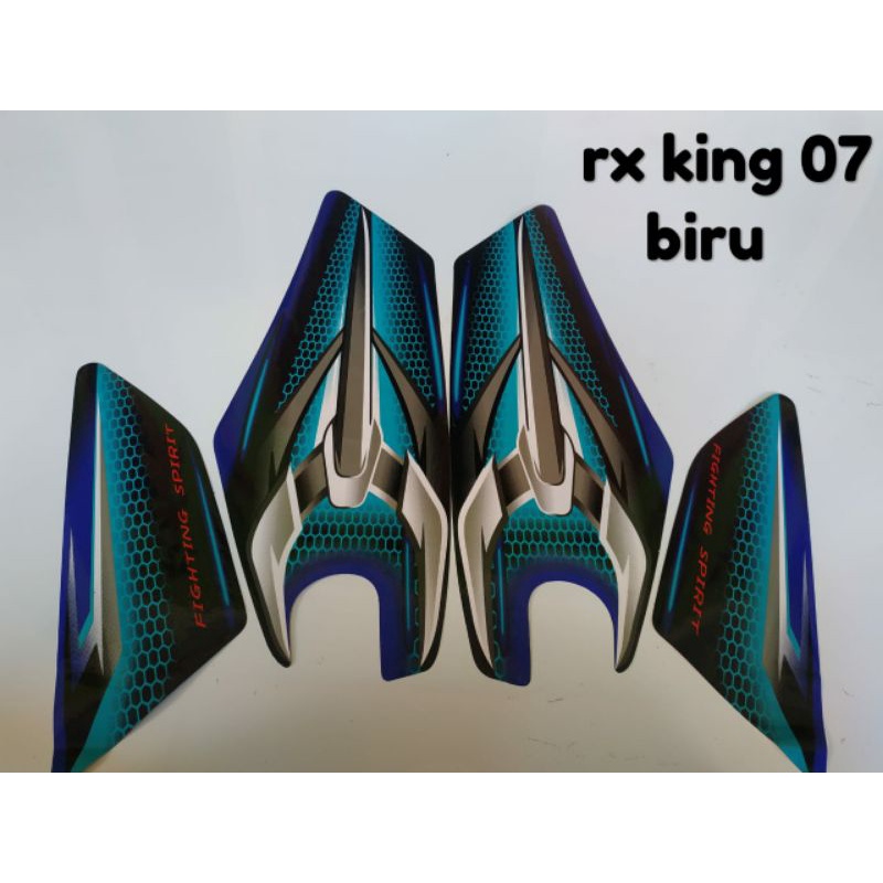 STRIPING RX KING 2007 BIRU LIS SKOTLET MOTOR