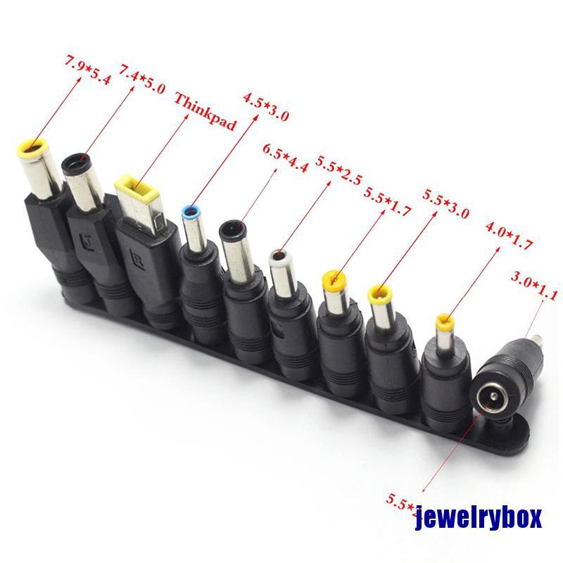 (Jewelrybox) Adaptor Converter Jack Charger Laptop Universal Dc