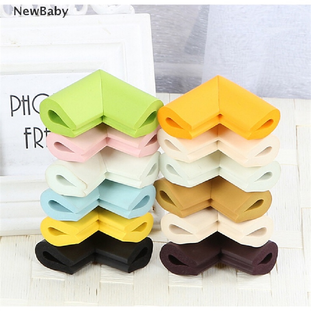 4pcs Bumper Cushion Pelindung Ujung Meja Kaca Untuk Keamanan Bayi