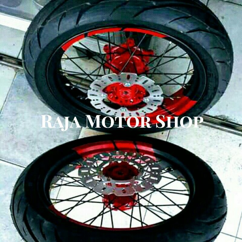 Velg set komplit PNP Honda CRF 150L ring 17 x 250/300 costum