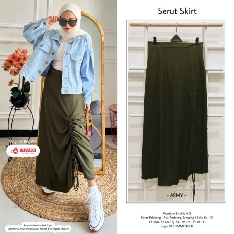 SERUT SKIRT BY MARVELOUS // ROK WANITA // Skirt premium shakila HQ