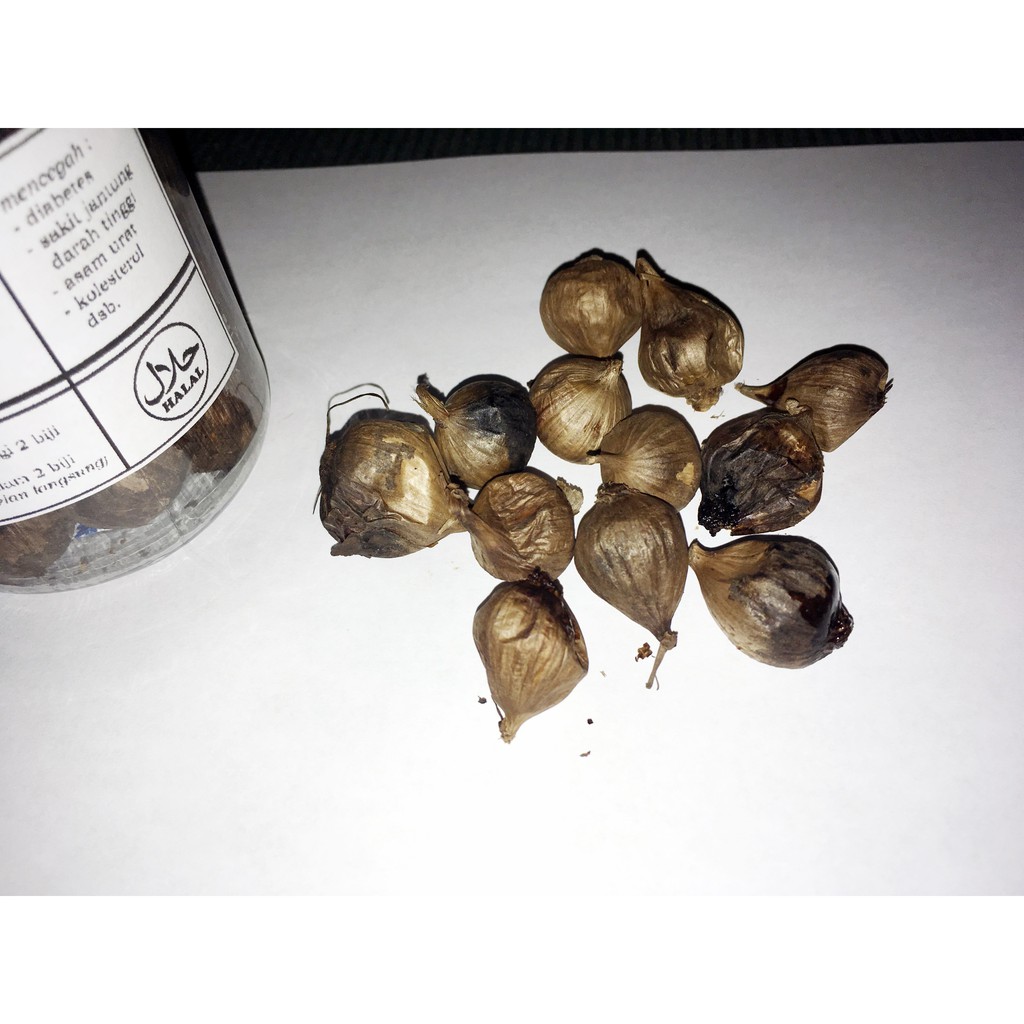 Bawang Hitam Bawang Lanang Bawang Tunggal Black Garlic Fermentasi 200gr