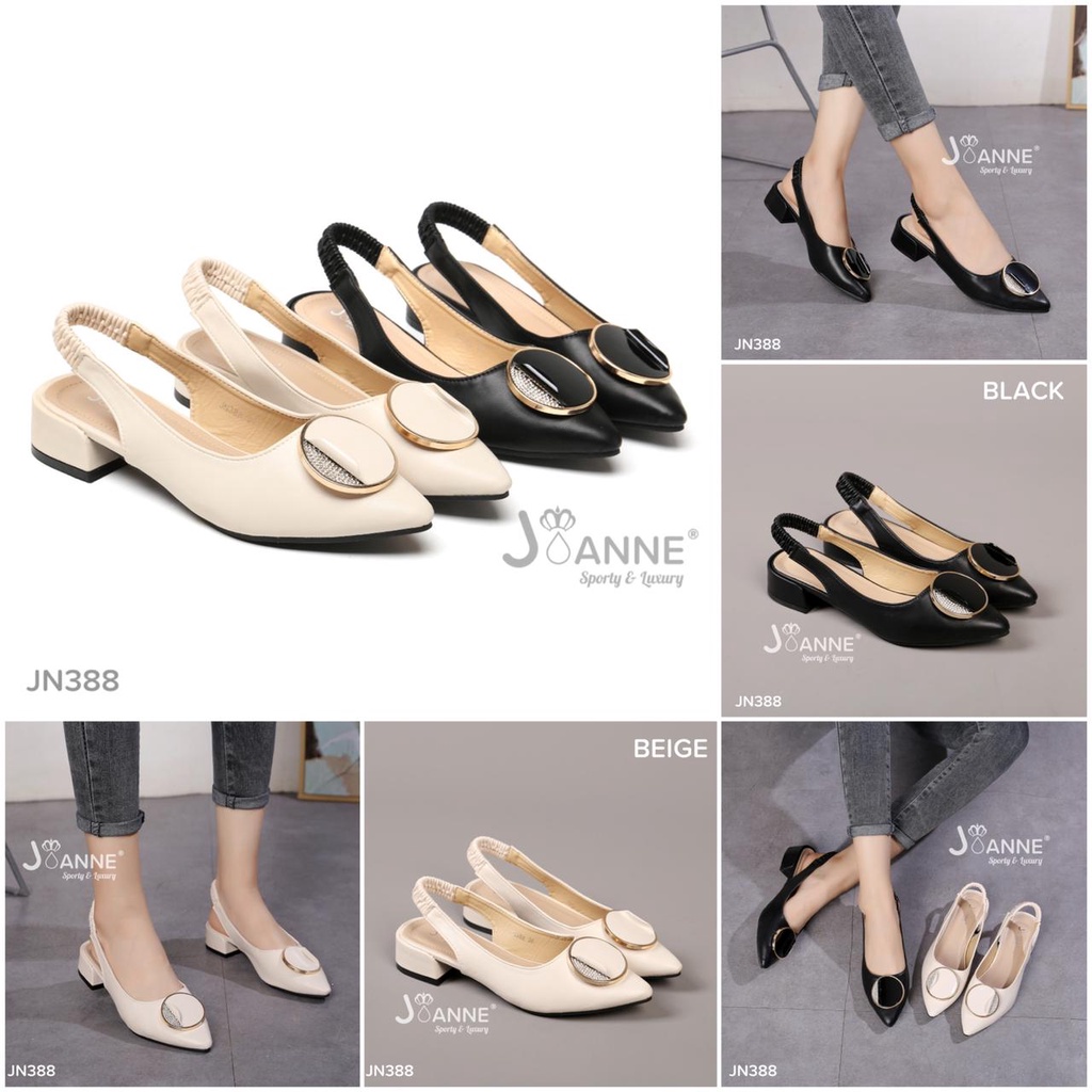JOANNE Heels Platform Slingback Shoes #JN388 ORIGINAL