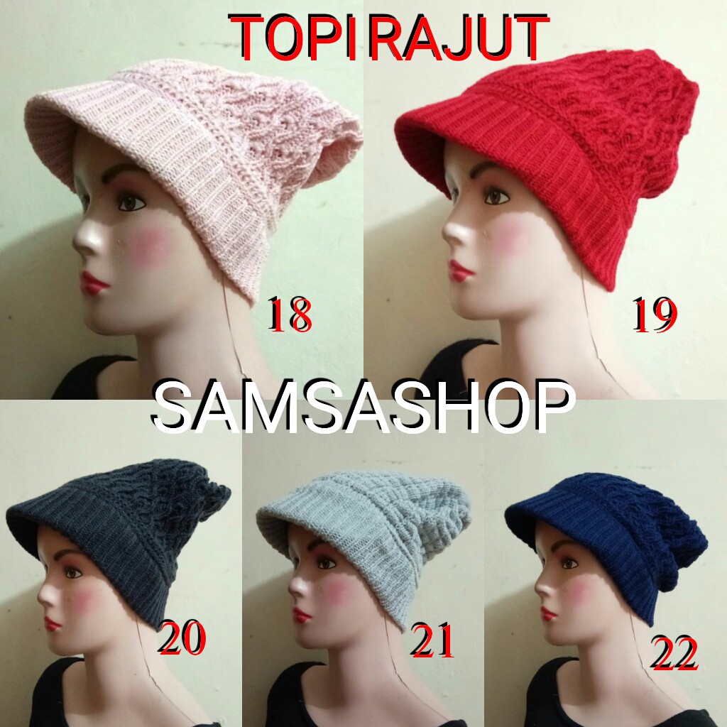 Topi Ciput Rajut Pet