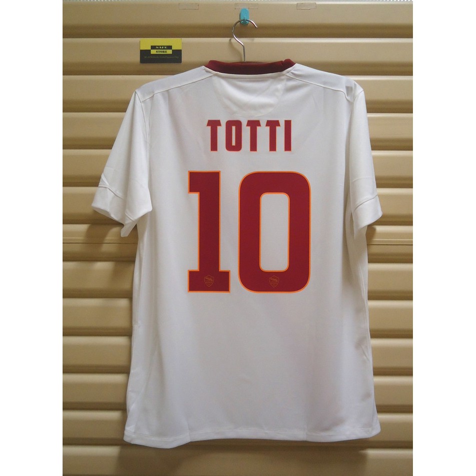 AS Roma 2014-15 Away. BNWT. TOTTI. Original jersey Large
