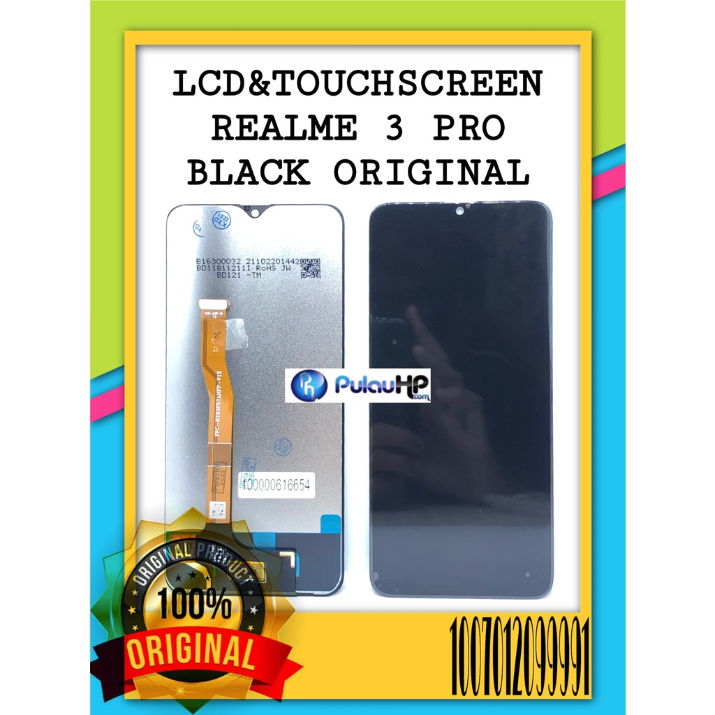 LCD&TOUCHSCREEN REALME 3 PRO BLACK ORI