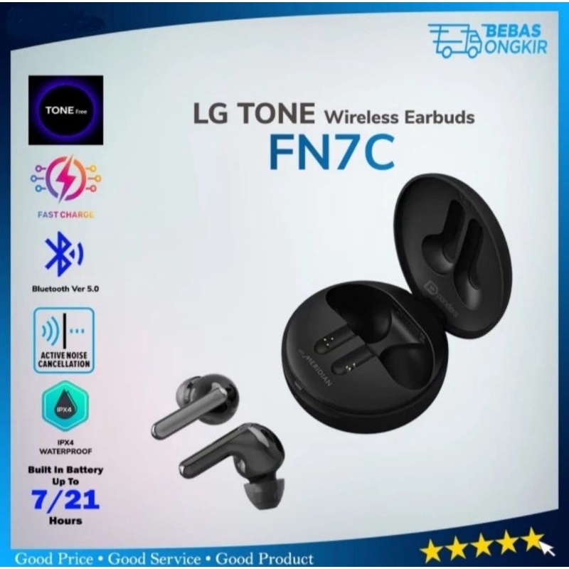 Earbuds Wireless LG TONE FN7C With Meridian And Noise Cancellation