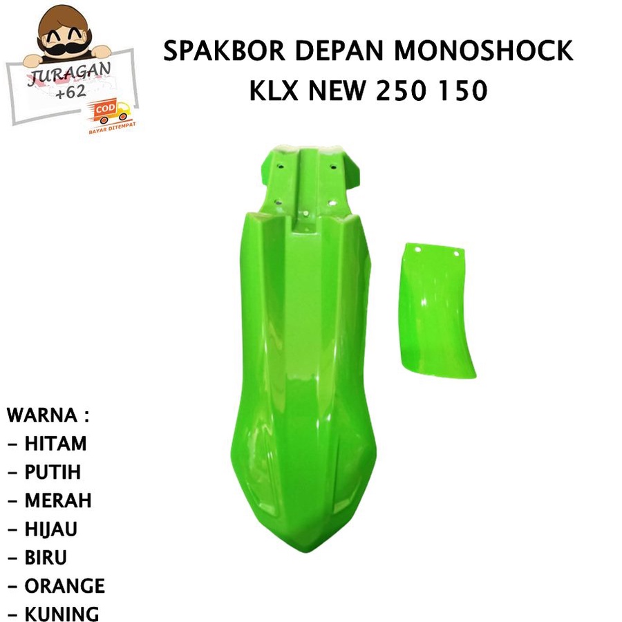 SPAKBOR SET KLX NEW 150 250 DTRACKER DEPAN COVER LUMPUR MONOSHOCK D TRACKER