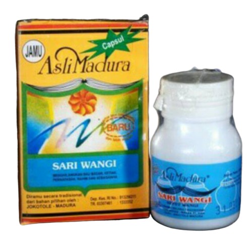 Jamu Sari Wangi Penghilang Bau Badan Kapsul Botol [Packing Kardus]