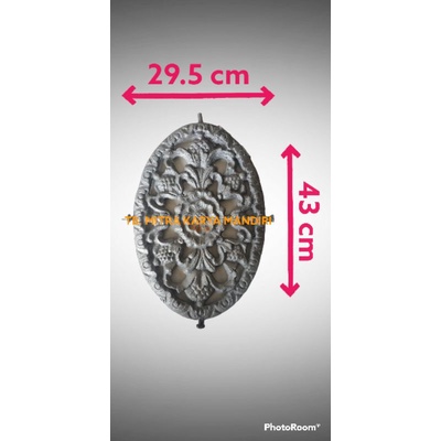 Ornamen Besi Cor Bulat Kembang 01