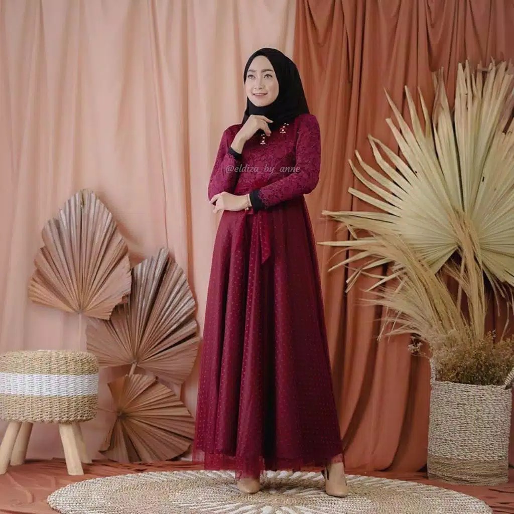 DISKON MELIZA DRESS - FLOTTILICIOUS / DRESS MUSLIM / GAMIS MUSLIM / GAMIS MURAH / GROSIR BAJU NLINE