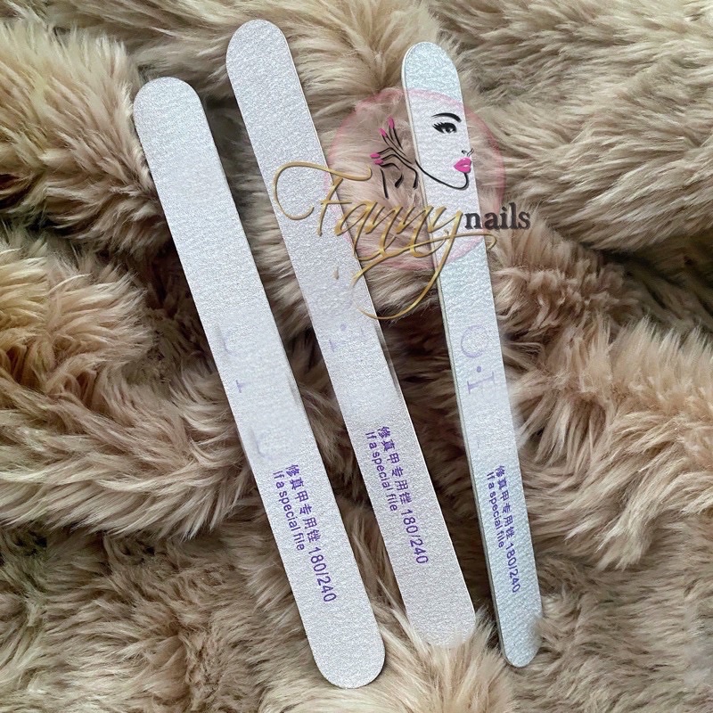 NAIL FILE 180/240 TIPIS / kikir kuku tipis emery board pedicure / nail file ASAH KUKU NAIL SHAPING