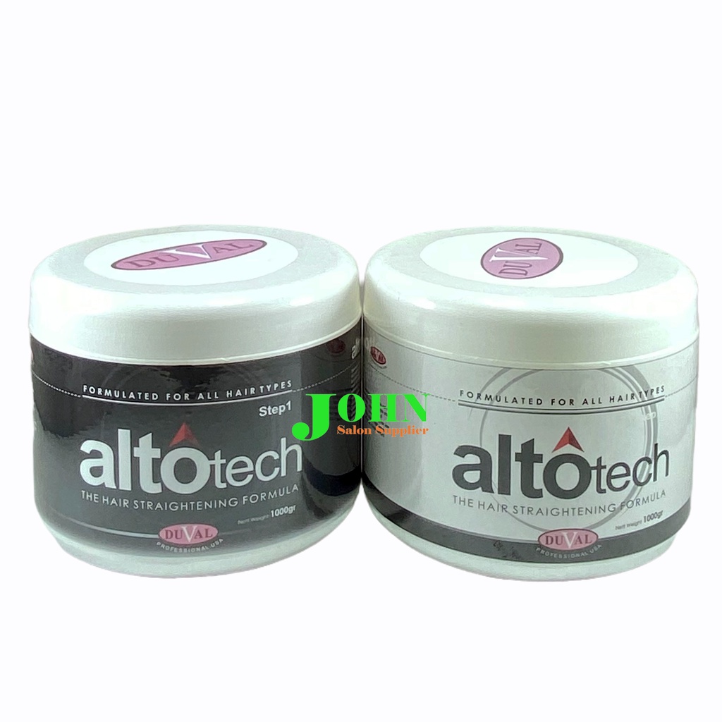 DUVAL ALTO TECH Hair Straightening Formula 1000 gr STEP 1 STEP  2 | Obat Pelurus Rambut Smoothing
