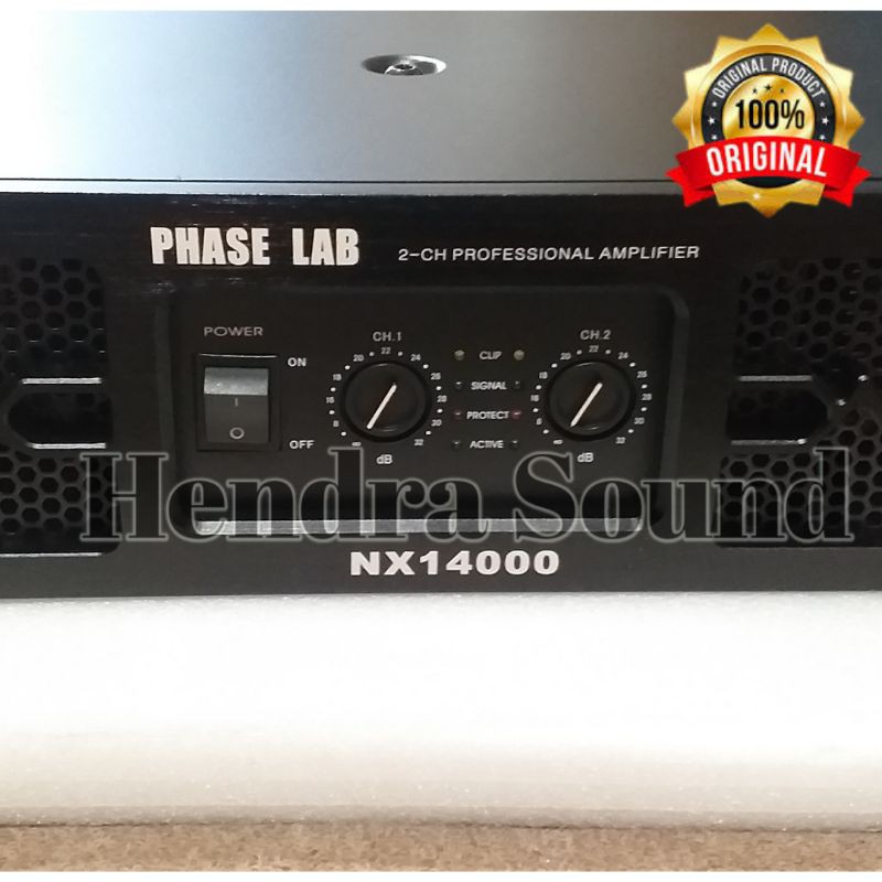 Jual Power Amplifier Phase Lab NX 14000 / NX14000 TD Class (2 channel