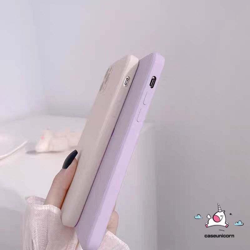 Soft Case TPU Warna Polos Untuk Vivo Y20 Y20i Y15 Y12 Y11 Y17 Y12i Y33T Y30 Y50 Y30i Y12s Y20s