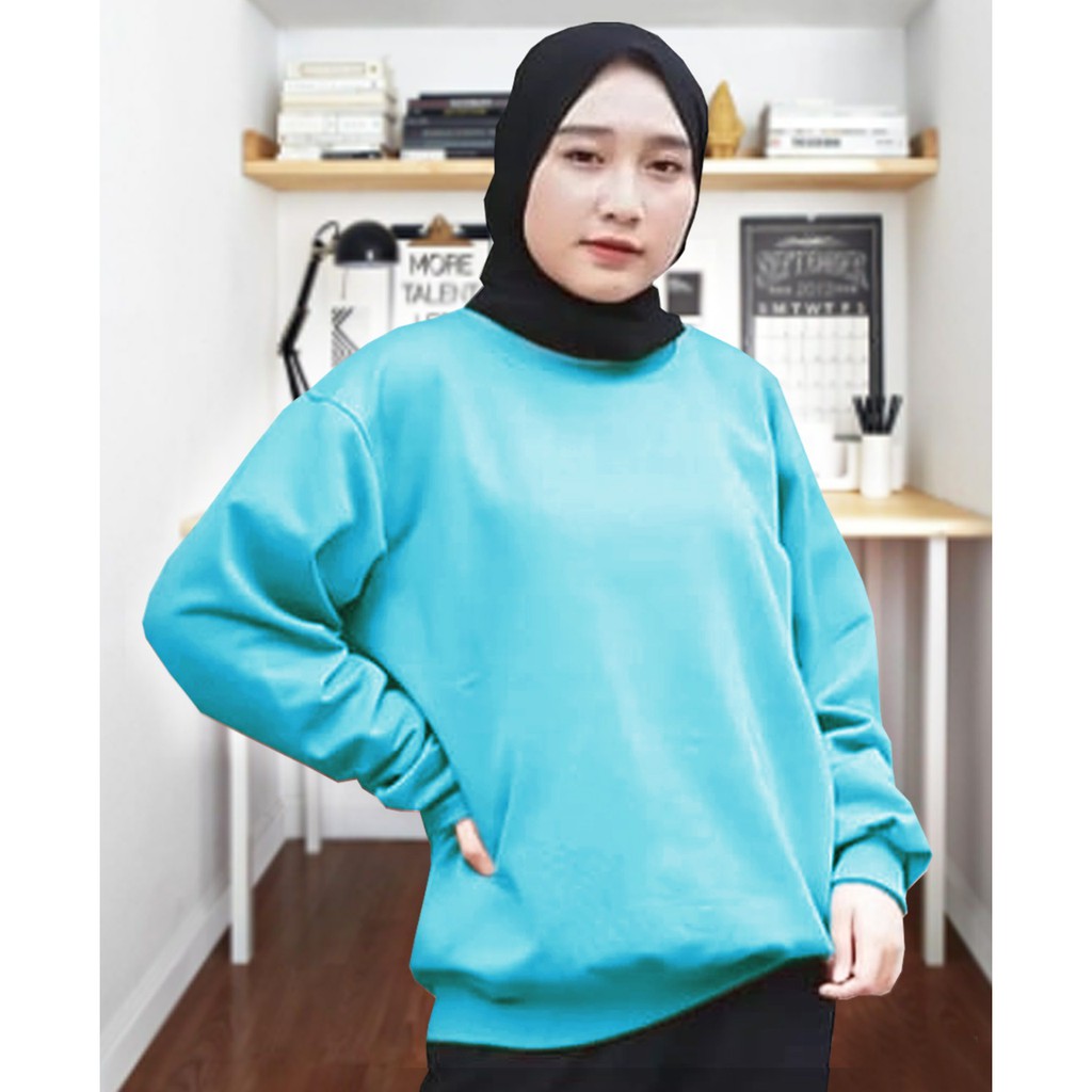 Kaos Lengan Panjang polos / Kaos Sweatshirt / Atasan Wanita / Atasan Wanita Lengan Panjang