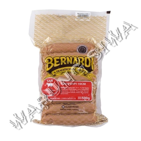 

Bernardi sosis sapi 10 cm 500 gram