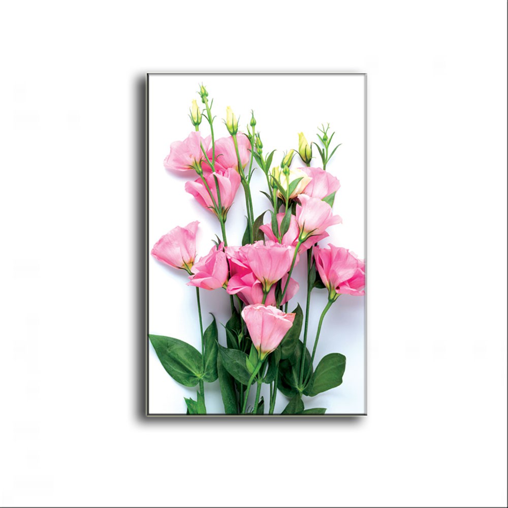 Dekorasi Dinding Ruang Tamu Bunga Lisianthus Pajangan Dinding Estetik Bunga Eustoma LP65 ZareniDecor Shopee Indonesia