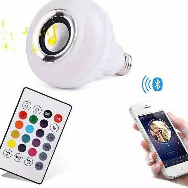 Bohlam Speaker Bluetooth 2 in 1 Wireless Lampu Music LED RGB + Remote Control {PK.11Au22х}