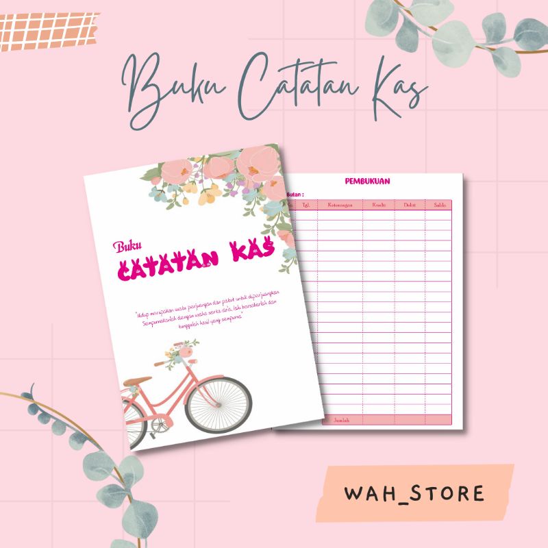 

BUKU KAS CATATAN KEUANGAN / BUKU KAS / BUKU CATATAN KAS / BUKU REKAP PENJUALAN