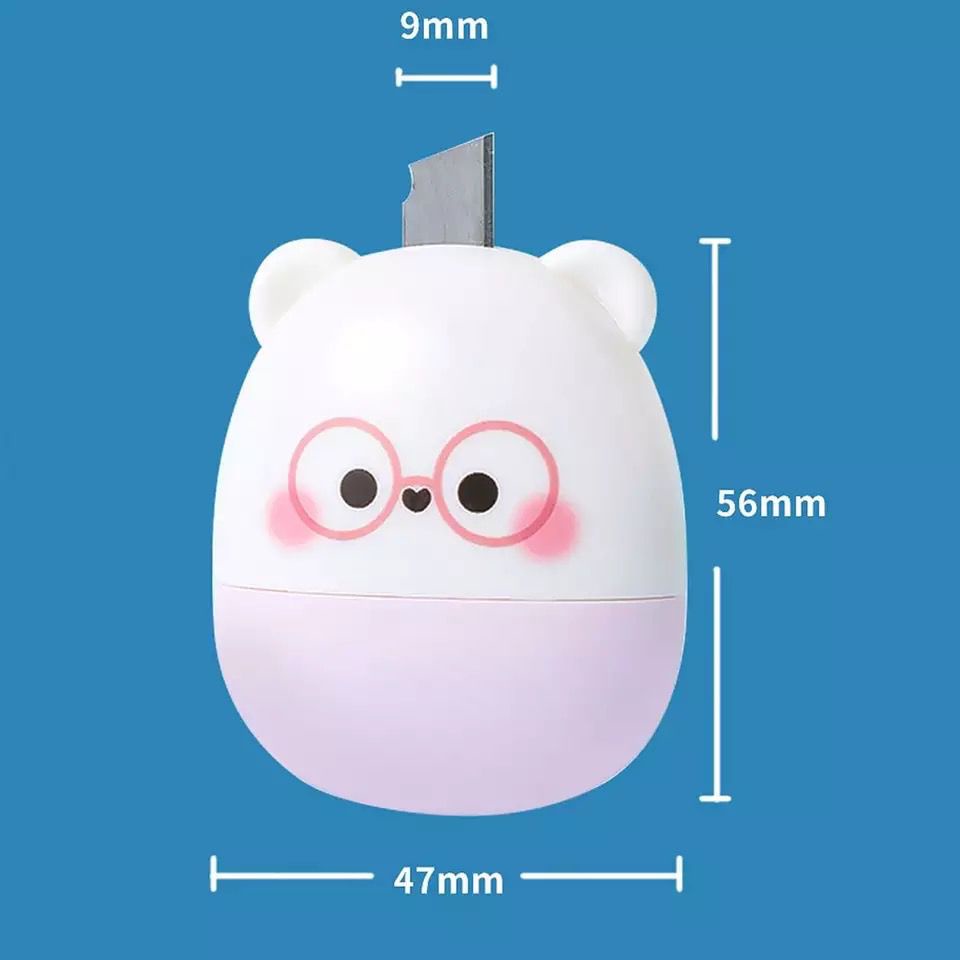 

gk Cutter Mini Stempel Pelindung data Identitas Paket Roller Stamp Cutter 2 In1 Thermal Paper