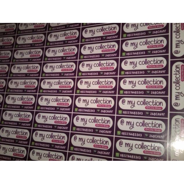 

♟ DIGITAL PRINTING/CETAK STIKER LABEL CHROMO A3 - Tanpa laminasi ✱