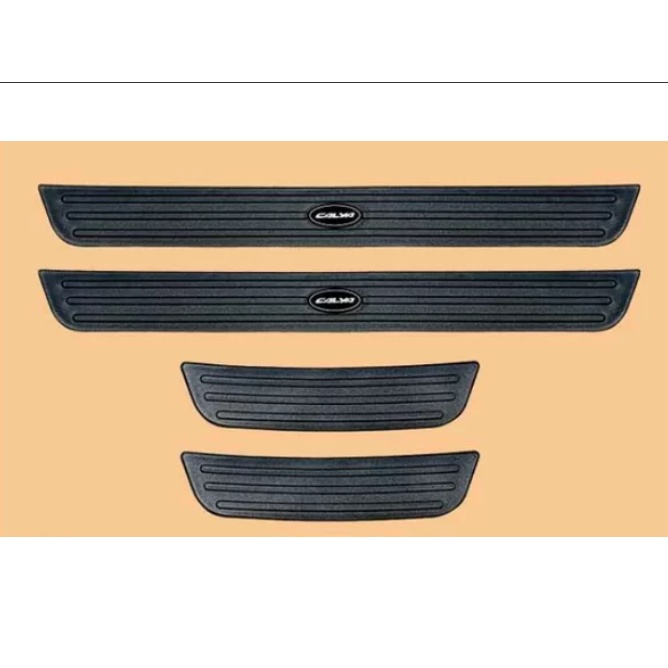 sillplate samping mobil toyota  calya samping calya model tulisan