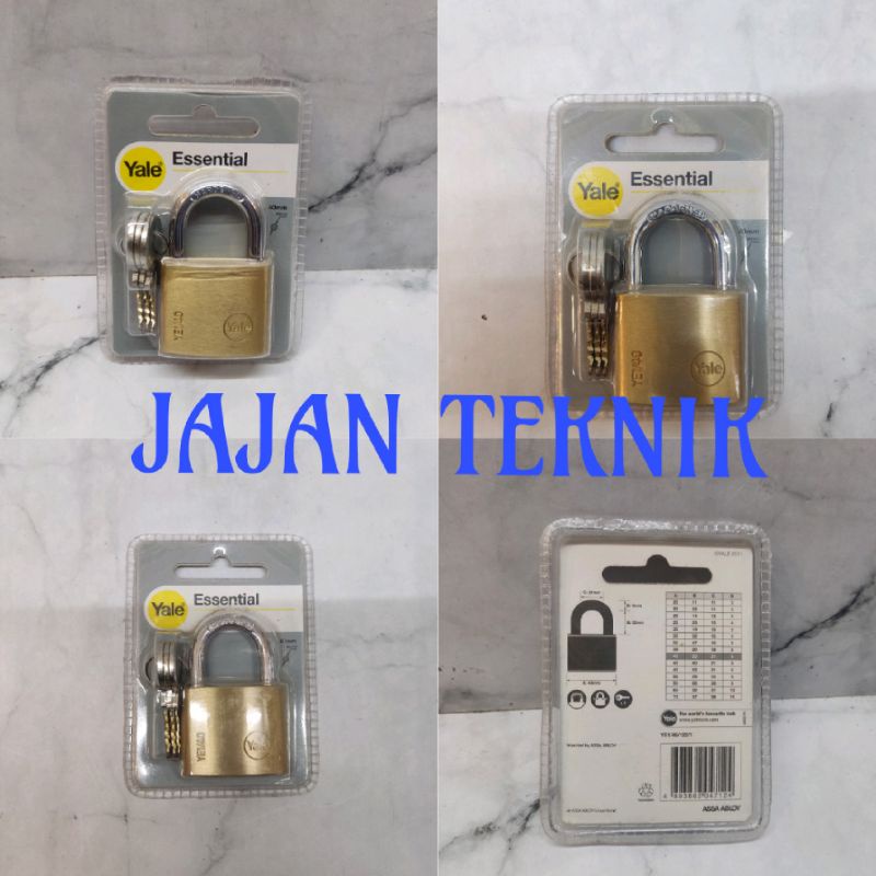 Yale Essential YL YE1/40/122/1 / Gembok Yale Padlock