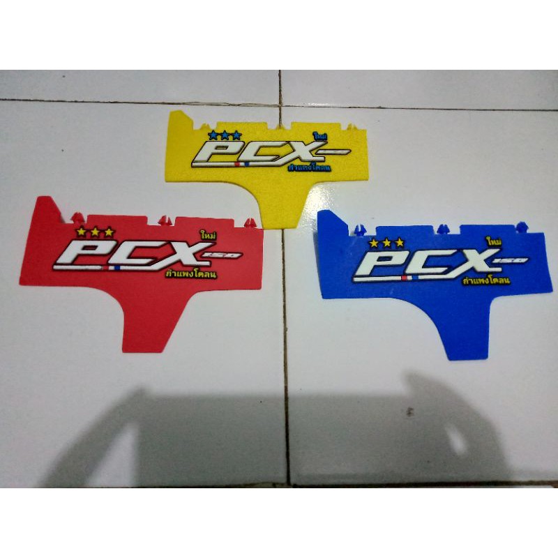 mudflap pcx / penahan lumpur pcx nyala dalam gelap