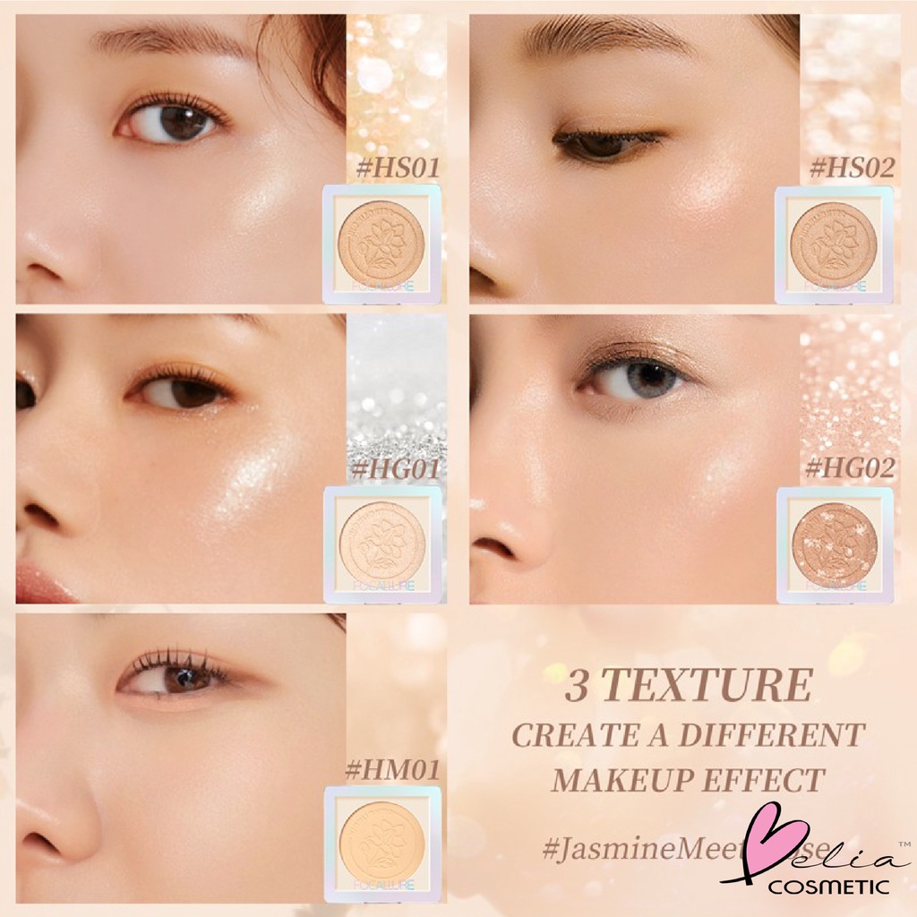 ❤ BELIA ❤ FOCALLURE Shimmering Skin Highlighter FA234 | Highlighter Pressed | Shimmering | BPOM