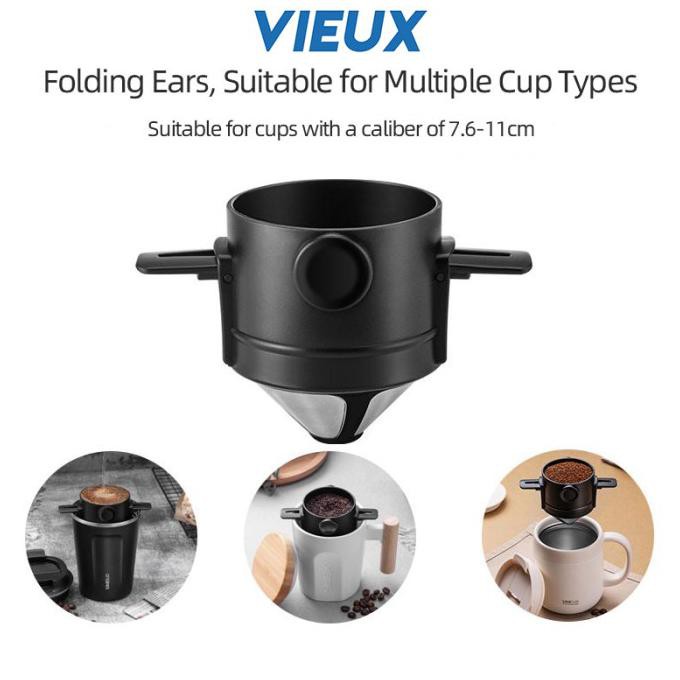 saringan kopi portable v60 / penyaringan kopi stainless / filter coffe